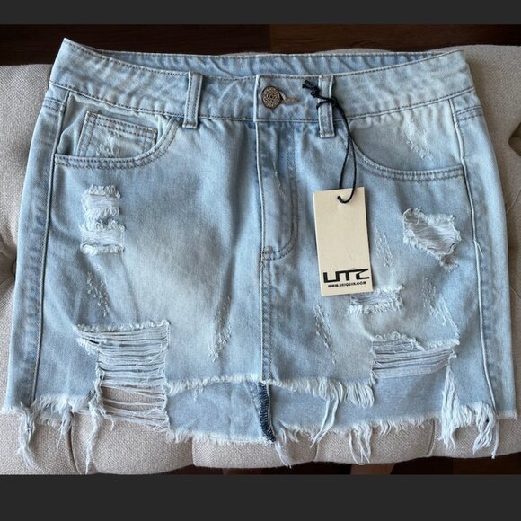 LITZ Denim Skirt - Picture 1 of 5